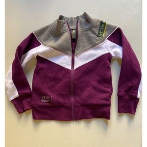 Xersion cotton fleece little girls long sleeve sweatshirt Size XXS (4/5)